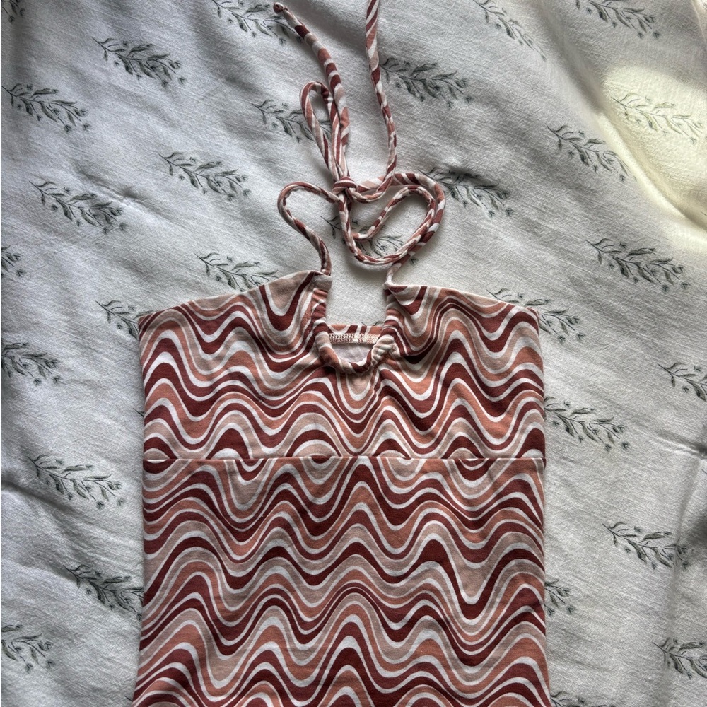 Hollister Wavy Halter Top